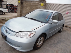 2005 HONDA CIVIC HYBRID SKY BLUE 4DR 1.3L AT A17571